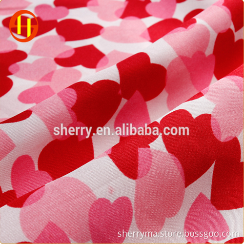 wholesale garment floral printed satin fabric